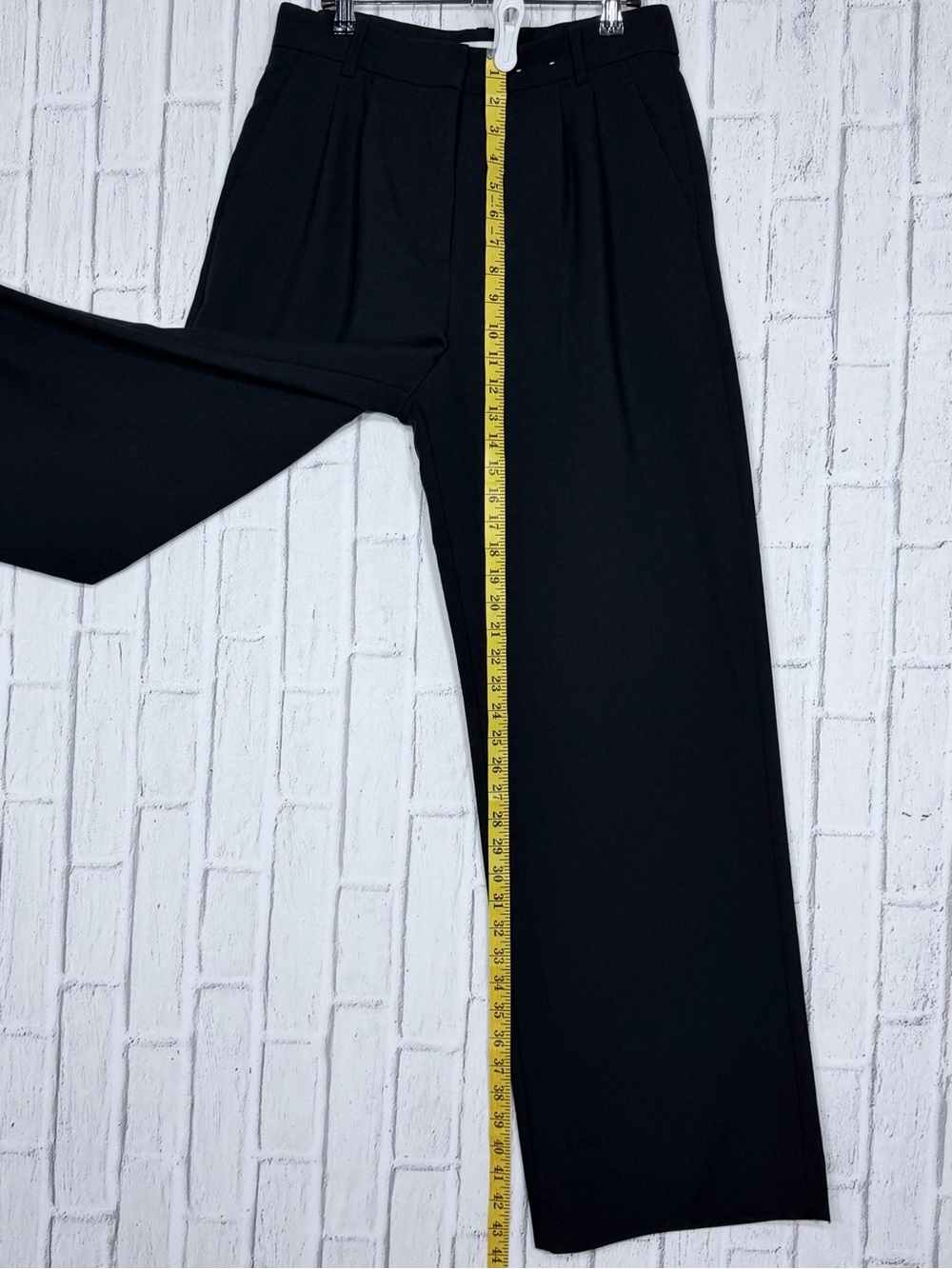 🖤 Abercrombie & Fitch Sloane Tailored Wide Leg Pants Black 29/8L - Picture 4 of 7